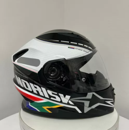 Capacete Norisk Ff302 Grand Prix Paises Com Viseira Solar